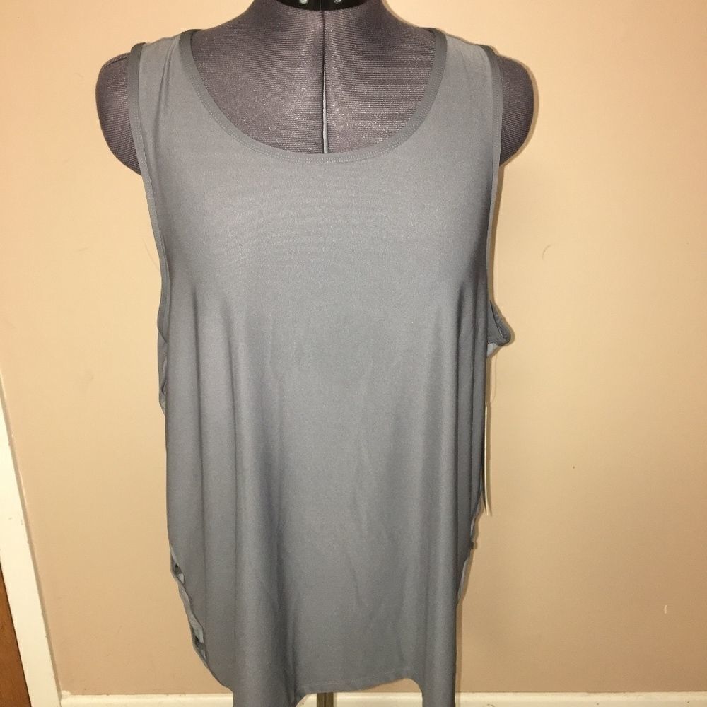 Vogo Athletica gray athletic workout tank size XL